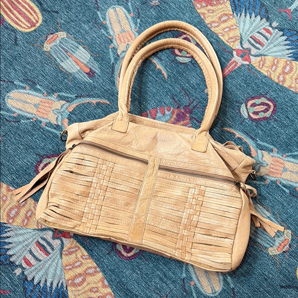 Anthropologie Buckle Day & Mood Unica Leather Handbag